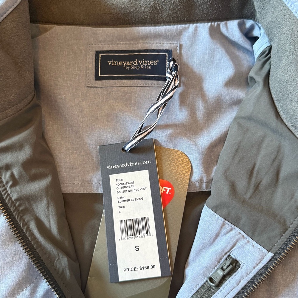 NWT MEN'S VINEYARD VINES OUTERWEAR DORSET QUILTED VEST SIZE S - Picture 15 of 16